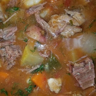 Beef Stew With a Roll ( NEW )